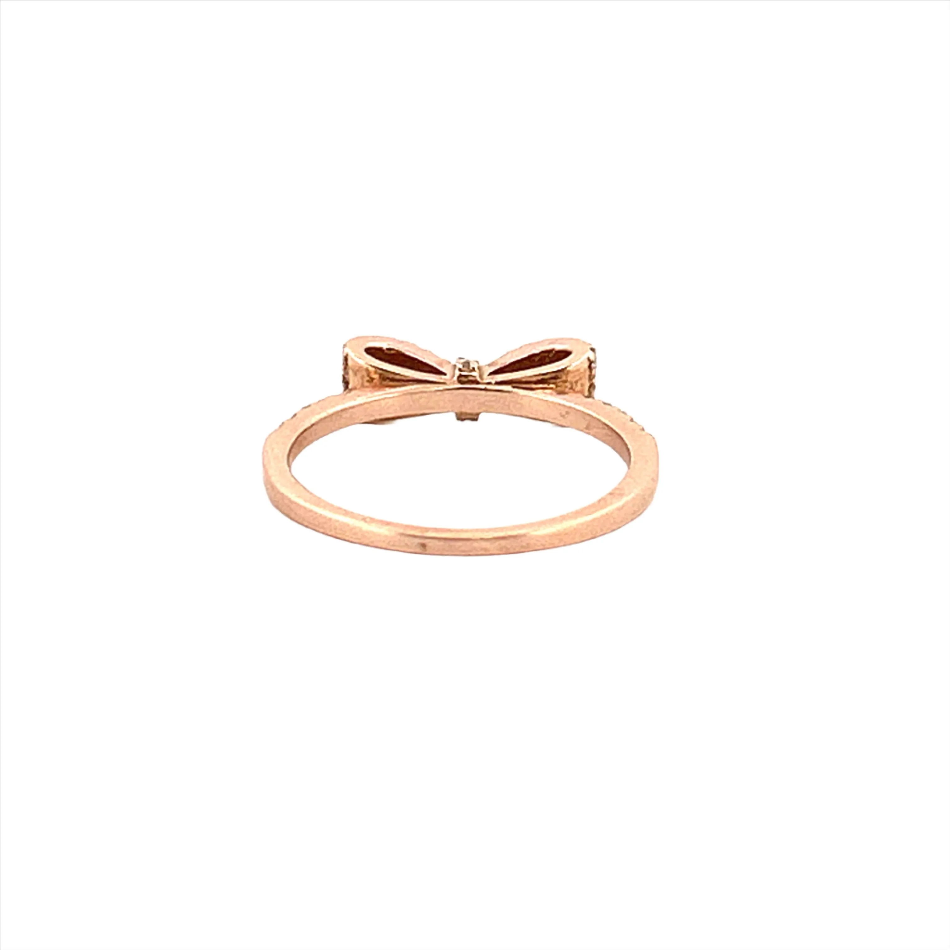 14K Gold Bow Ring