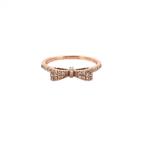 14K Gold Bow Ring