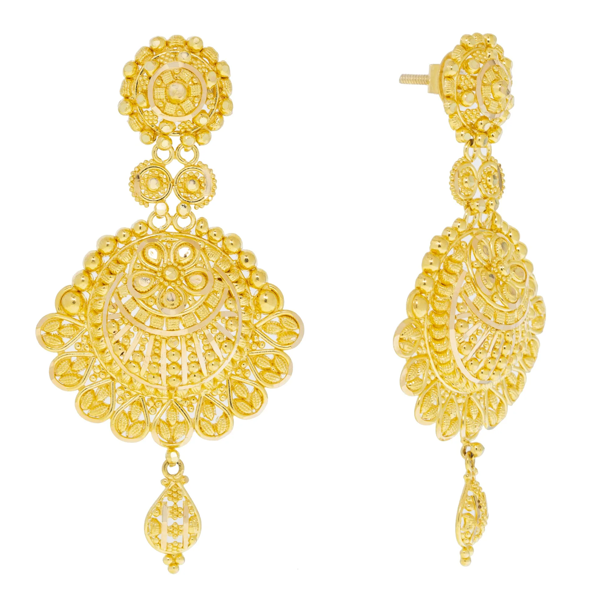 22K Yellow Gold Jewelry Set (117gm)