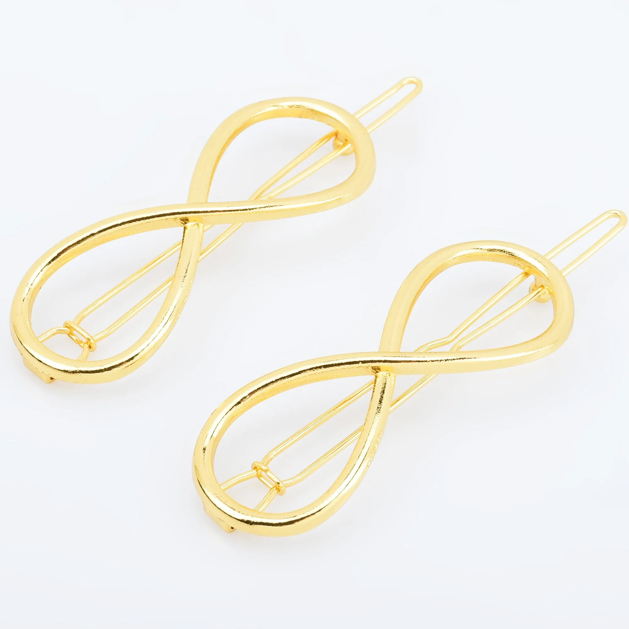 3/4*2 1/8 Alloy Geometric Hair Clip Barrette Hairpin Hair Slide Minimalist Hair Accessory 5pcs 102916