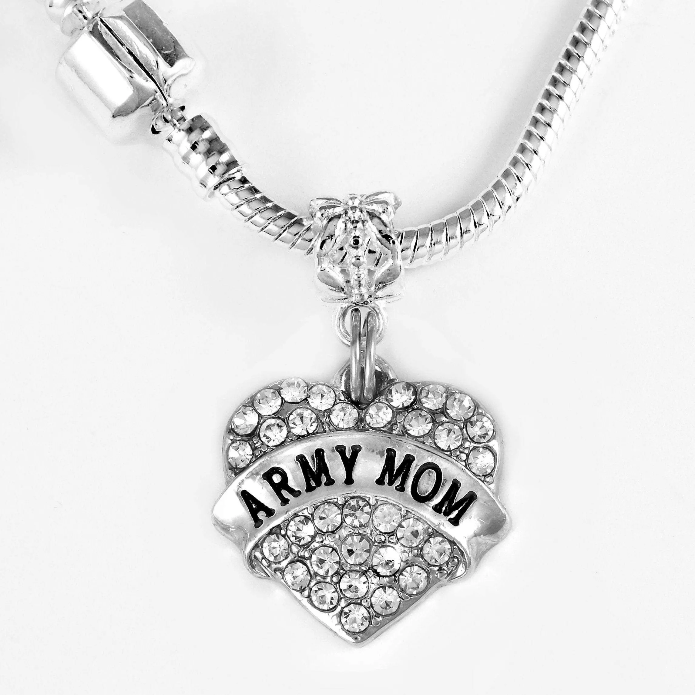 Army Mom chain jewelry necklace