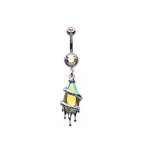 Belly Ring - Crystal Wrap