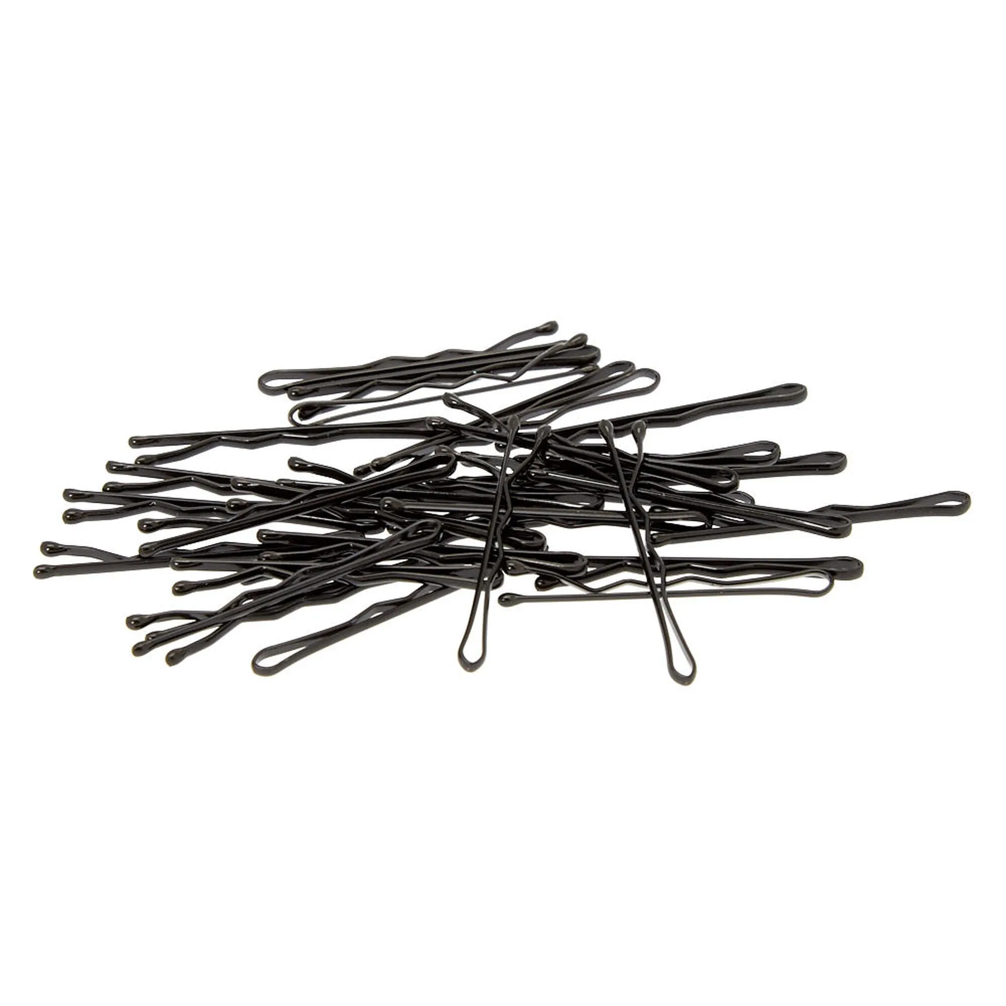 Bobby pins in Plastic container