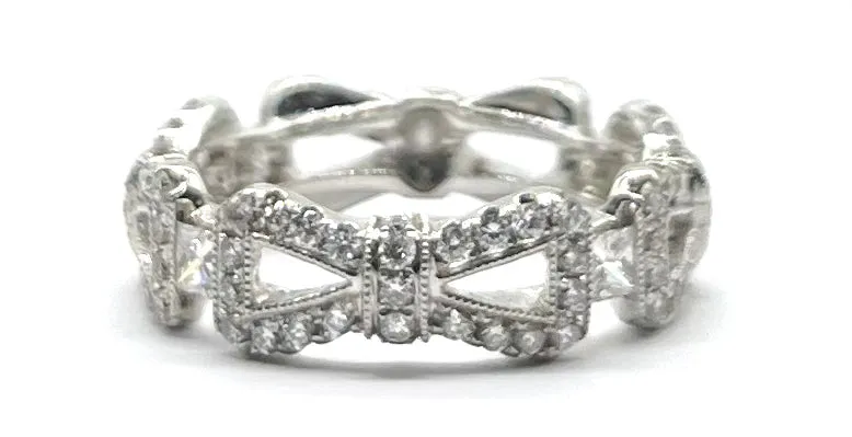 Bow Diamond Eternity Ring