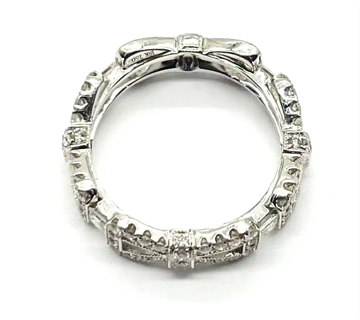 Bow Diamond Eternity Ring