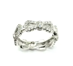 Bow Diamond Eternity Ring