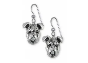 Boxer Jewelry Sterling Silver Handmade Boxer Earrings BD32-E