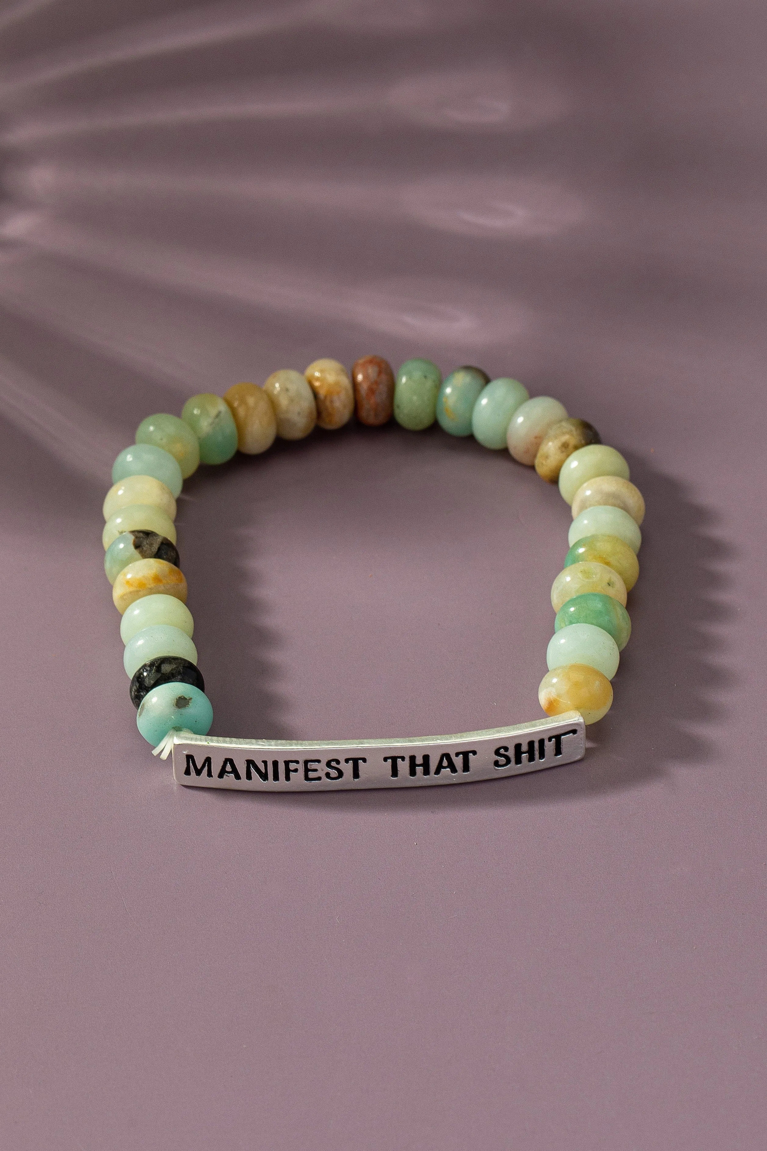 Bracelet - Manifest That Shit - Silver