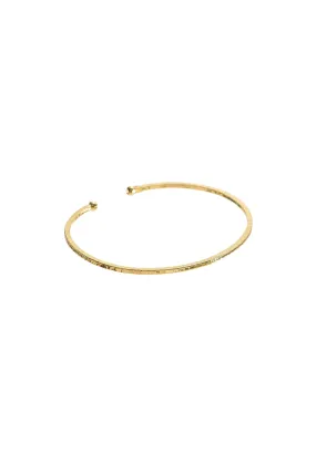 Brenda Grands Thin Hammered Bangle