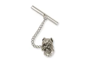 Brussels Griffon Tie Tack Handmade Sterling Silver Dog Jewelry GF5-TT