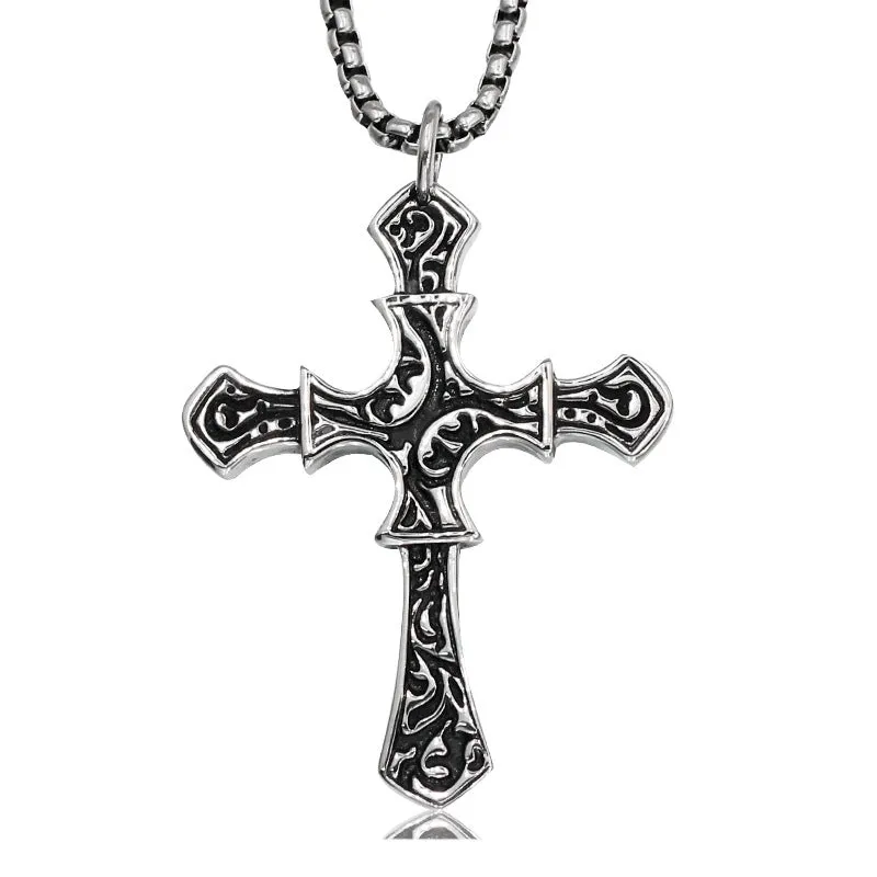 Christian Jesus Cross Enamel Pendants