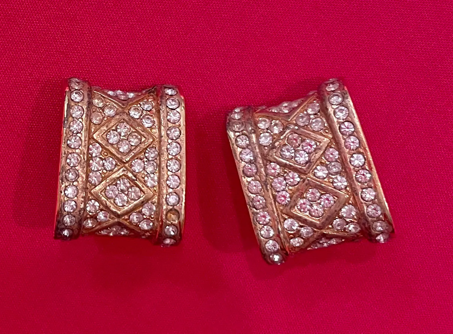 Ciner Rhinestone Earrings