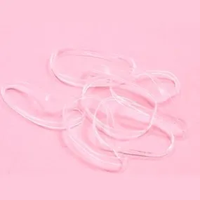 Clear Mini Elastics in Plastic container