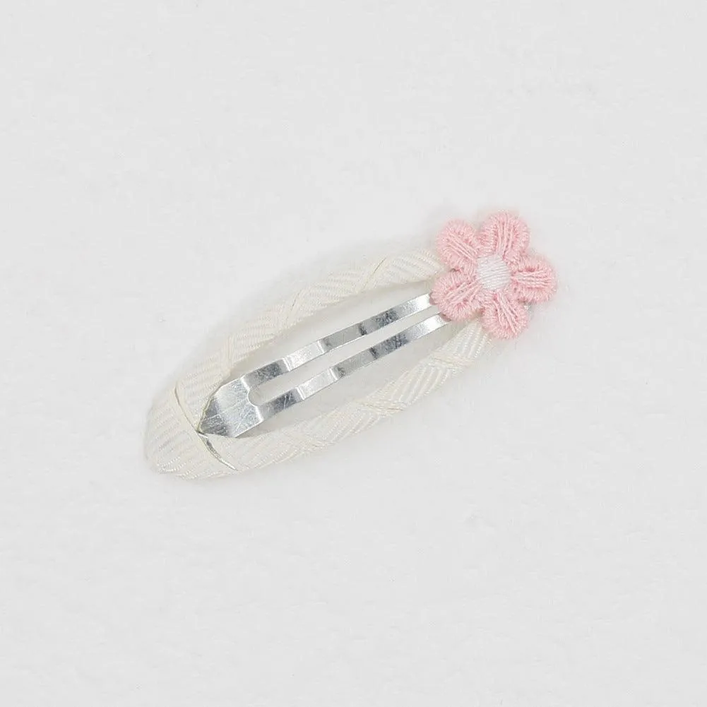 Cotton Small Daisy Fabric Hairpin Baby Side Clip Hairpin