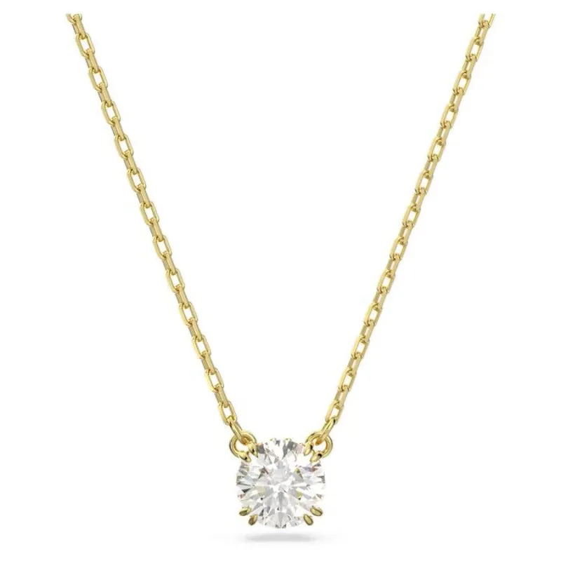 Crystal Charms Classic Necklace Pendant Jewelry Set