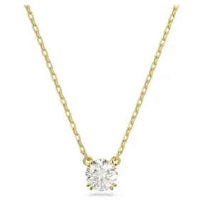 Crystal Charms Classic Necklace Pendant Jewelry Set