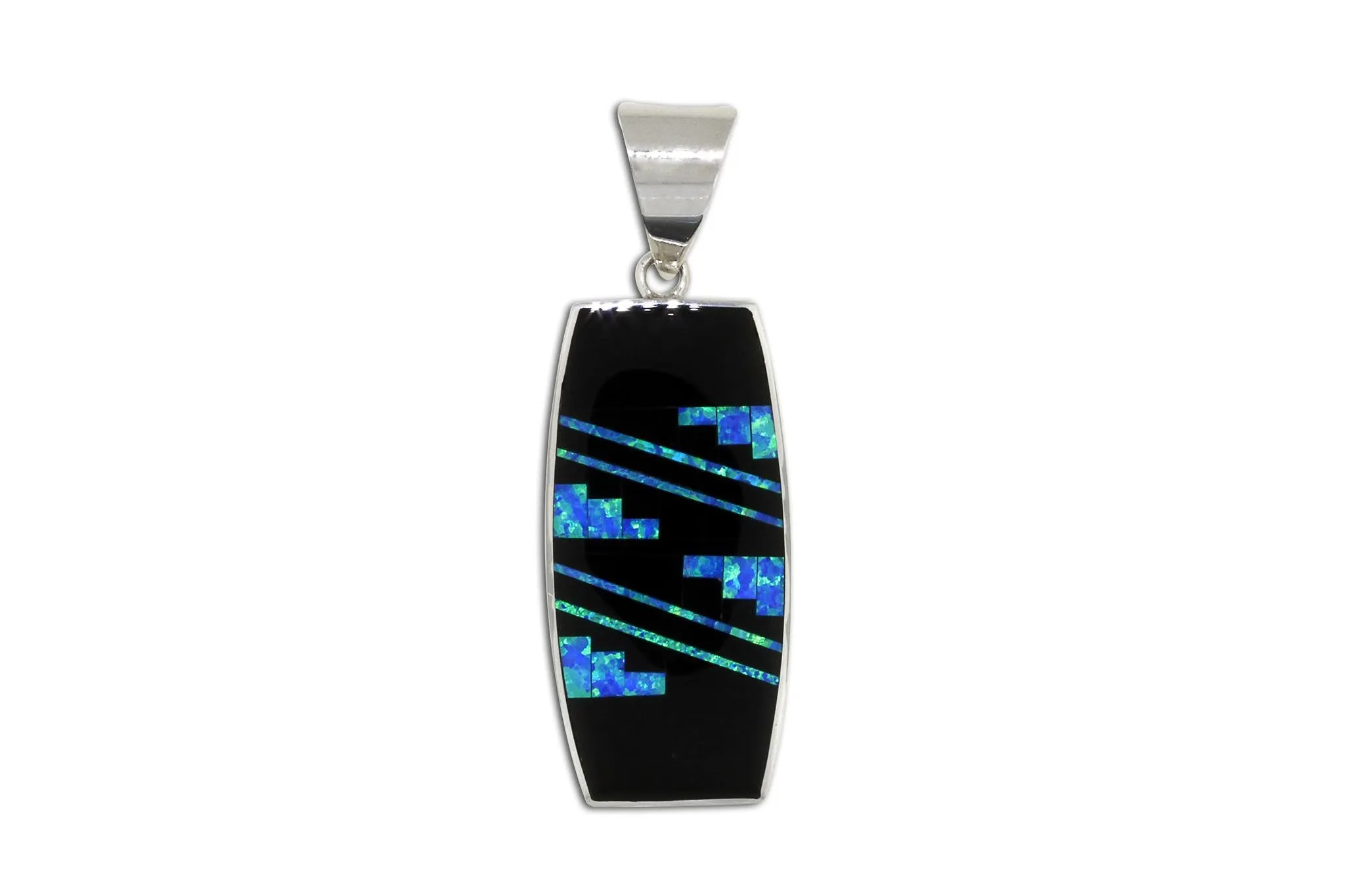 David Rosales Black Beauty Fancy Cut Pendant