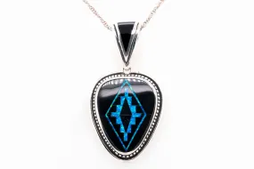 David Rosales Black Beauty Guitar Pick Pendant