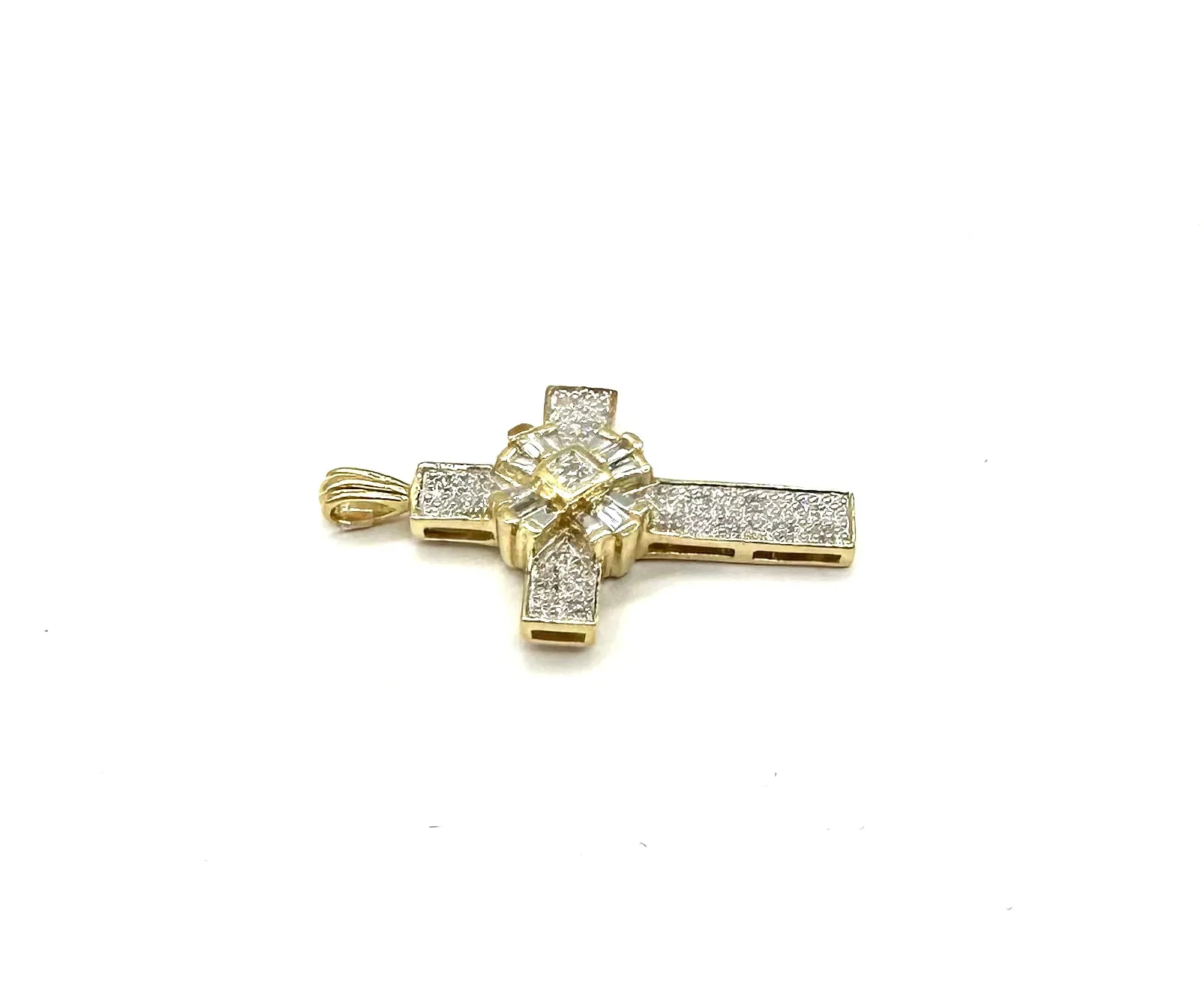 Diamond Accent Cross Pendant