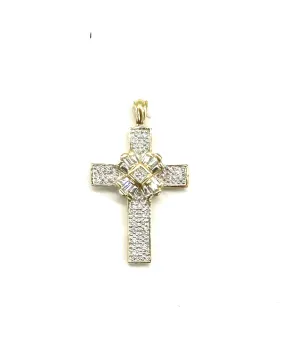 Diamond Accent Cross Pendant