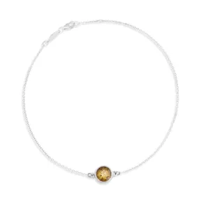 Dune Jewelry Delicate Dune Round Anklet - Sand Pompano Beach