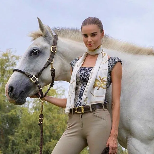 Equestrian Silk Scarf