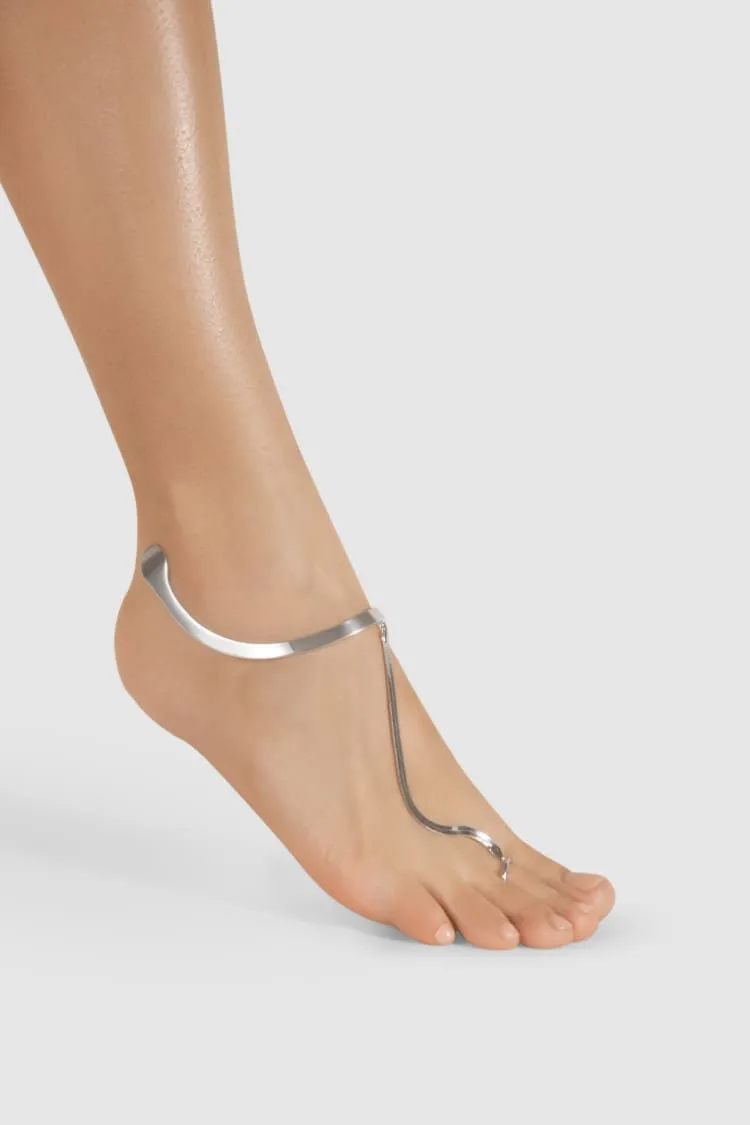 Fancy Silver anklet