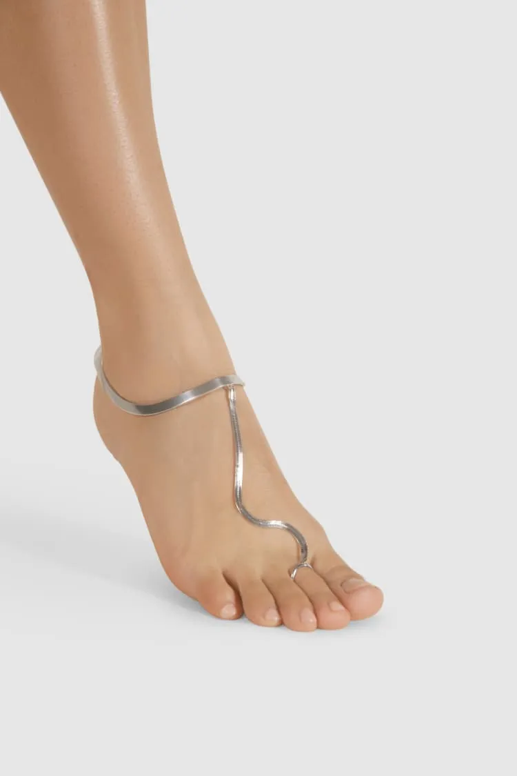 Fancy Silver anklet