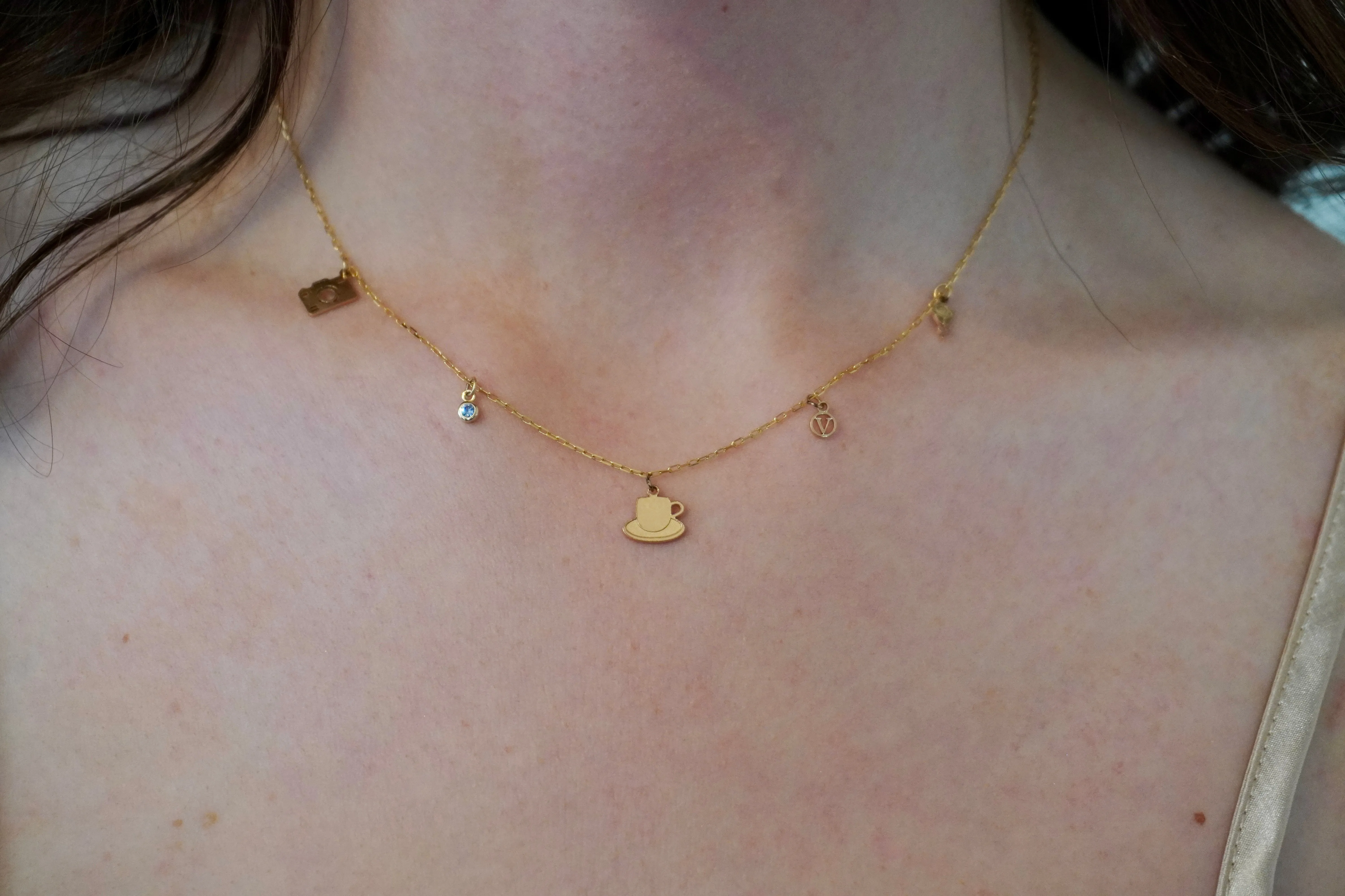 February Birthstone Charm | 10k Yellow Gold