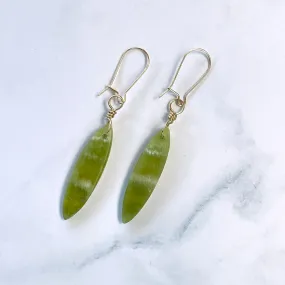 Genuine Peridot gemstone Earrings