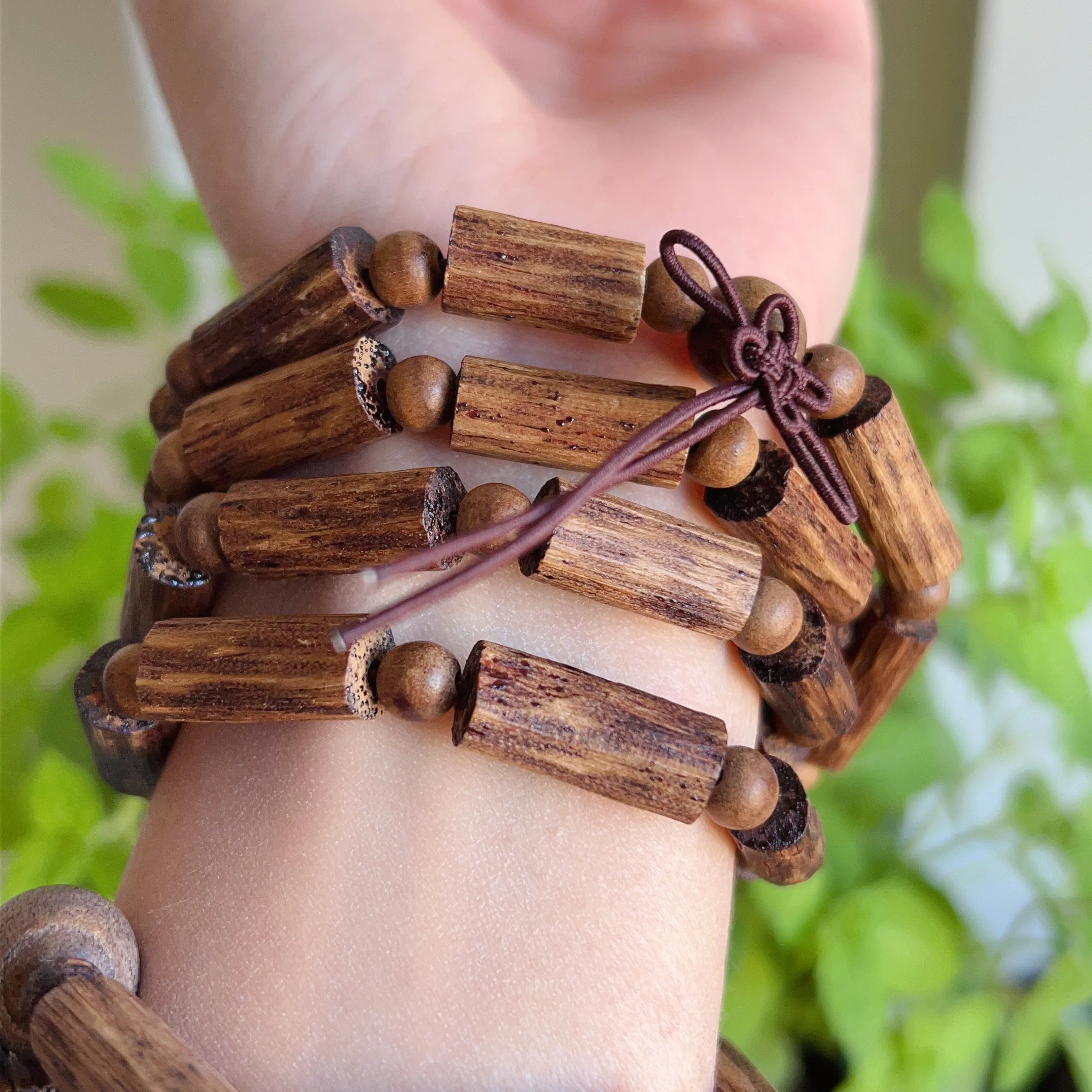 Handmade Kalimantan Vietman Agarwood Prayer Mala Beads | Meditation Buddhism Zen