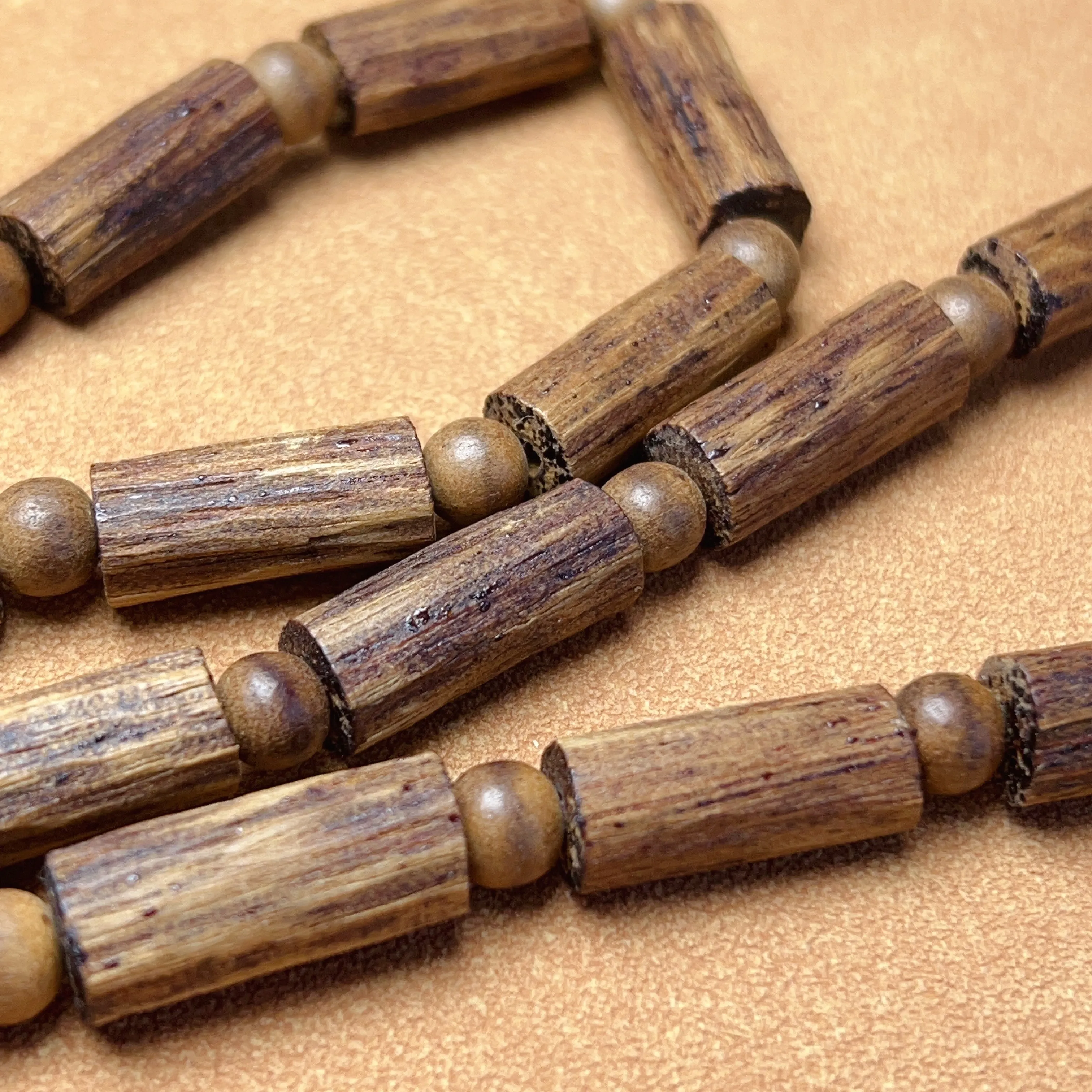 Handmade Kalimantan Vietman Agarwood Prayer Mala Beads | Meditation Buddhism Zen