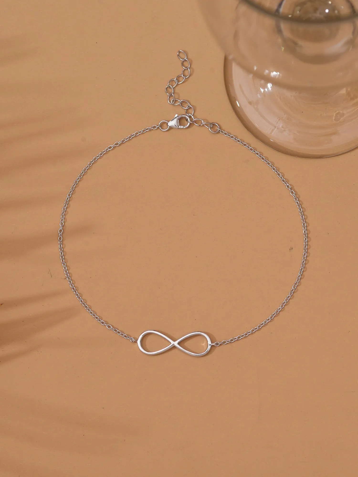 Infinity Design Pure Silver Anklet