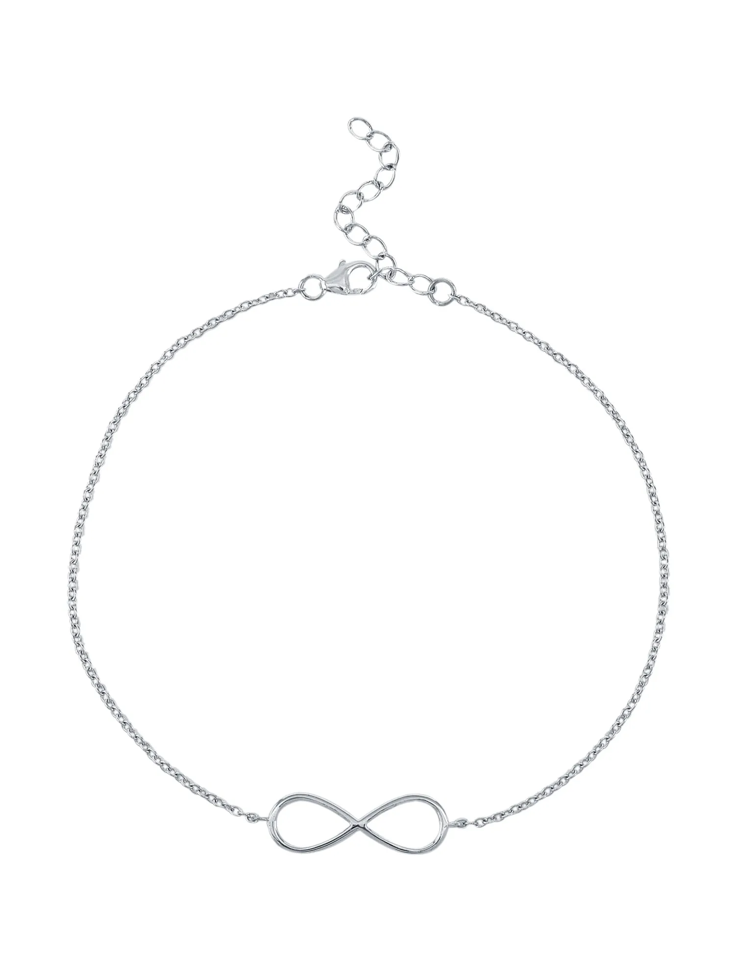 Infinity Design Pure Silver Anklet