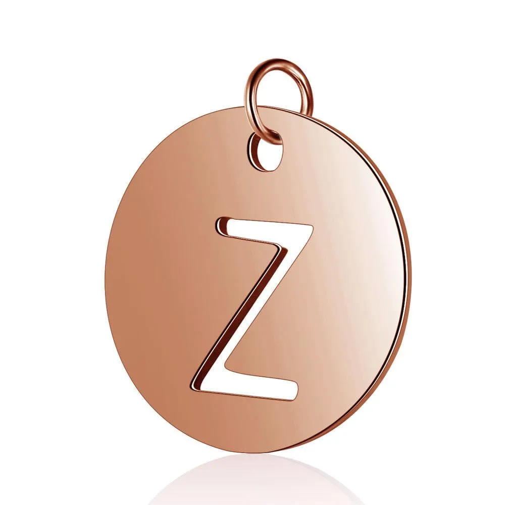 Initial Pendant Rose Gold (A-Z)