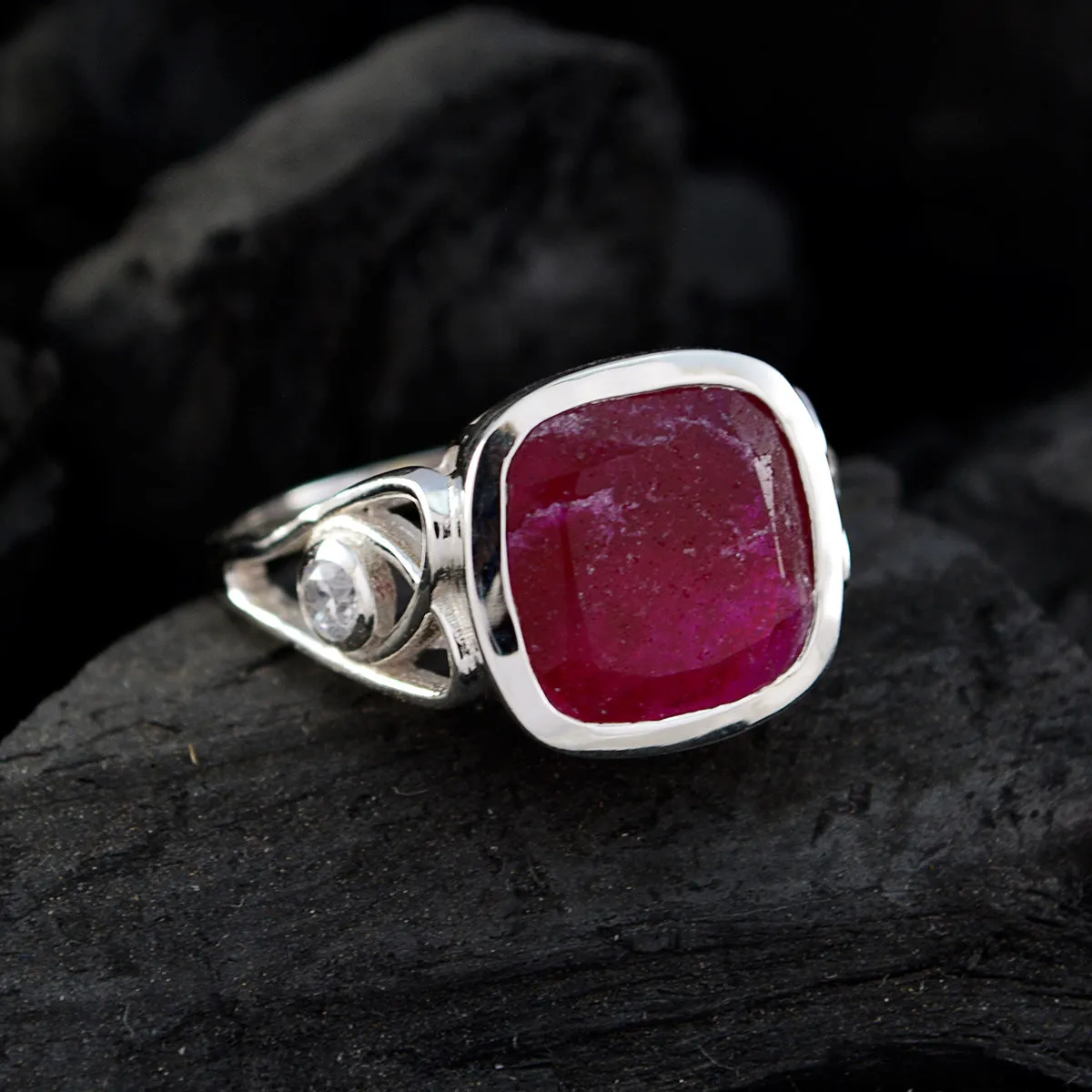 Mesmeric Gem Indianruby Solid Silver Ring Jewelry Repair Near Me