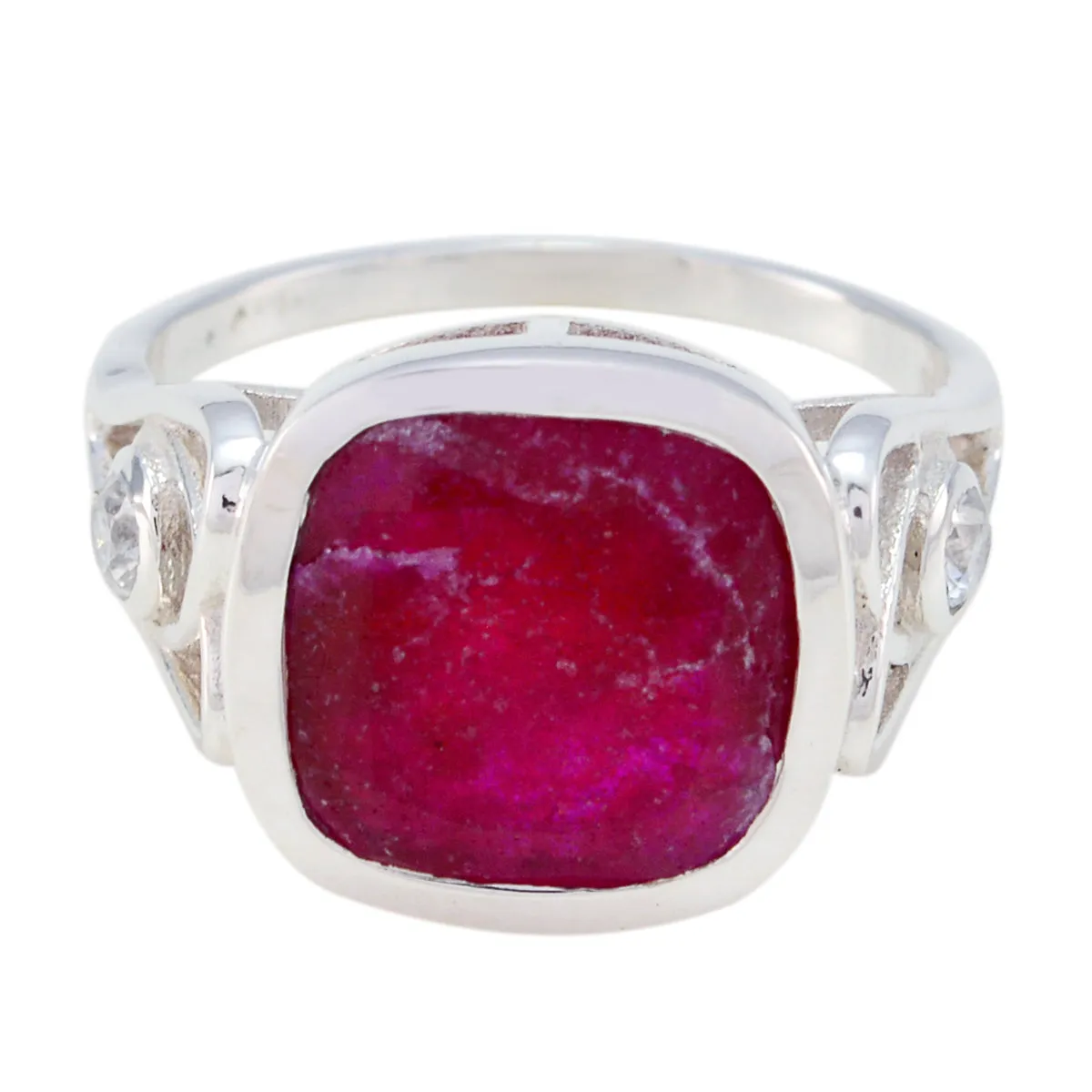 Mesmeric Gem Indianruby Solid Silver Ring Jewelry Repair Near Me