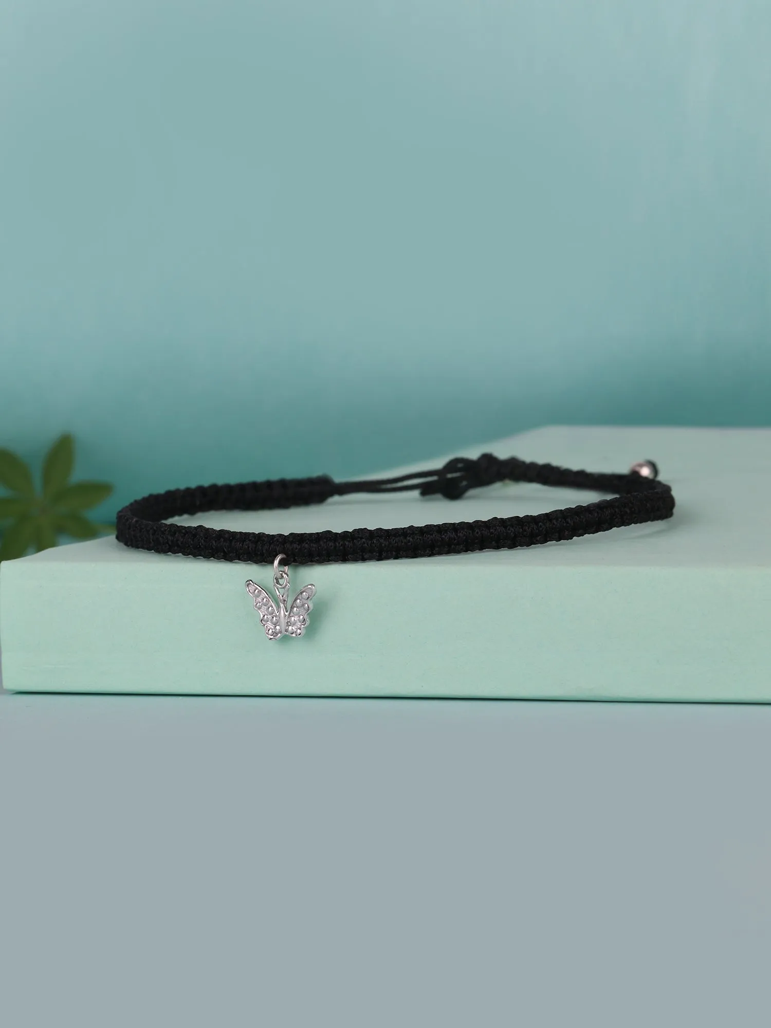 Nazariya Butterfly Charm Anklet For Women