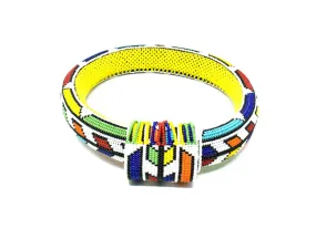 Ndebele Neck Ring with tie 06