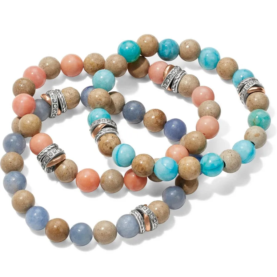 Neptune's Rings Blush Stretch Bracelet