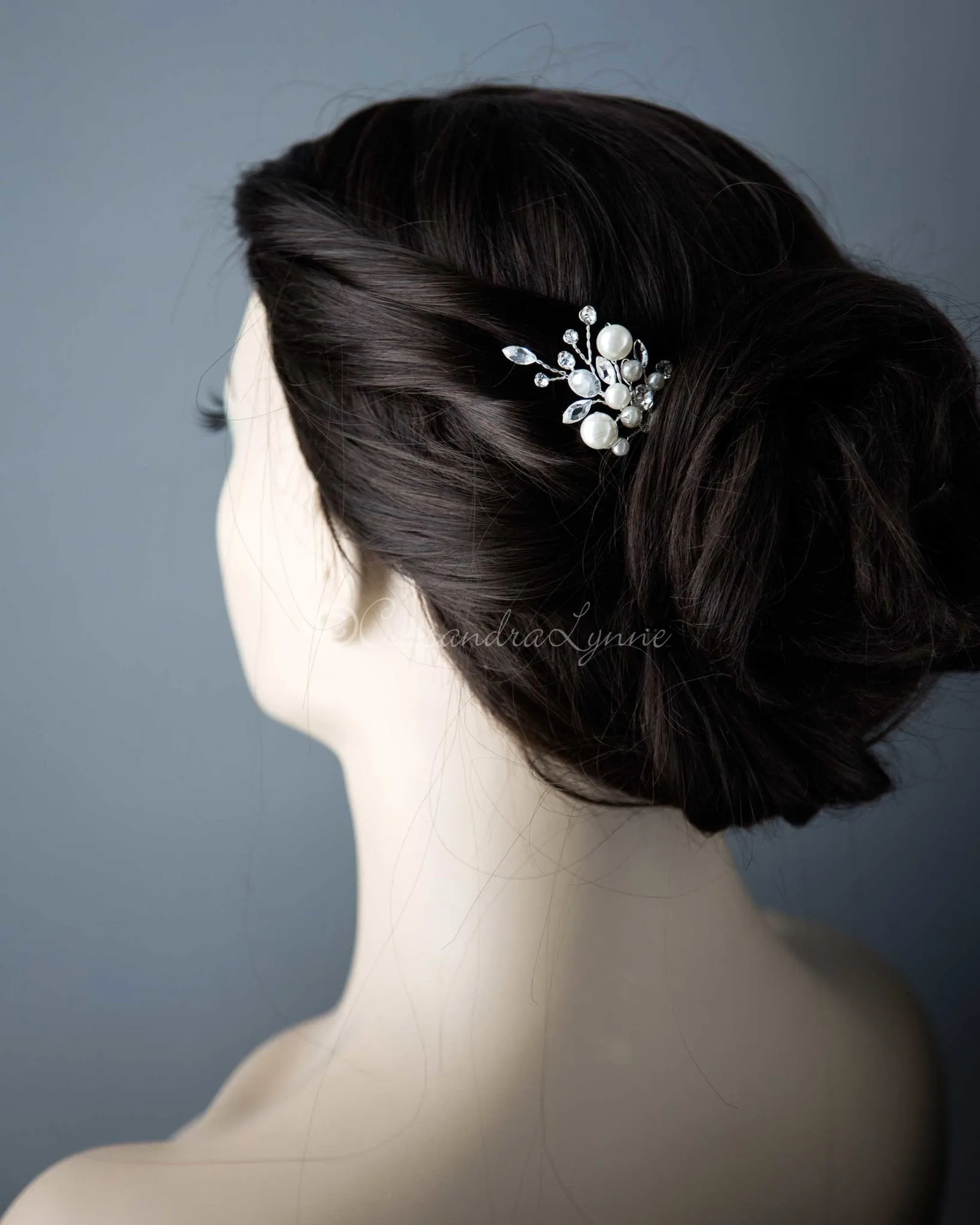 Pearl Cluster Hairpin for the Bride