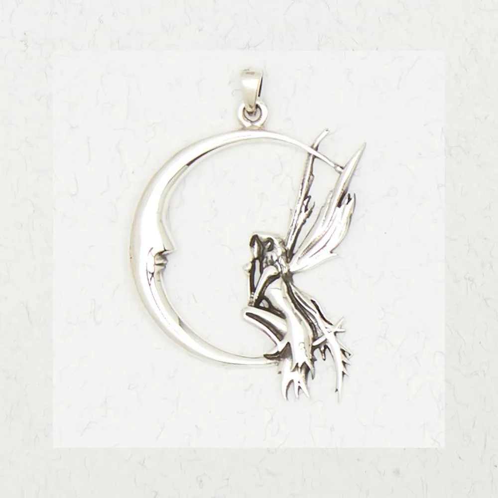 Pendant, Fairy - Assorted designs in sterling silver