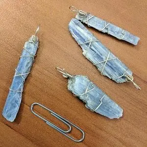 Pendant, Kyanite/Blue Raw