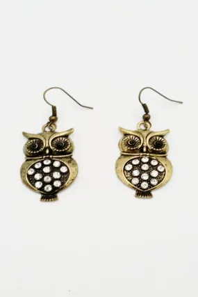 Pendant Owl Earrings