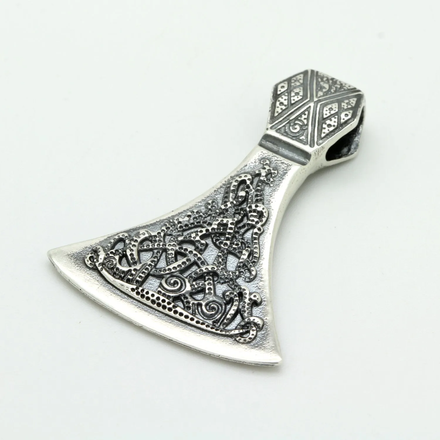 Perun Axe Slavic Amulet Silver 925