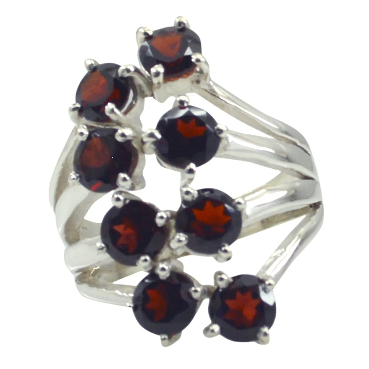 Prettyish Gemstones Garnet Sterling Silver Rings Diy Jewelry Cleaner