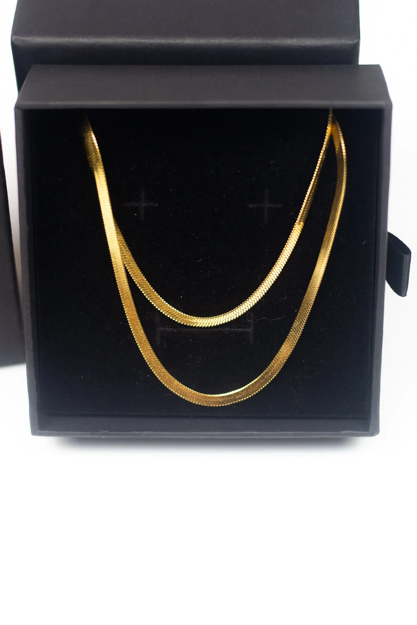 "The Steph" Herringbone Chain Necklace