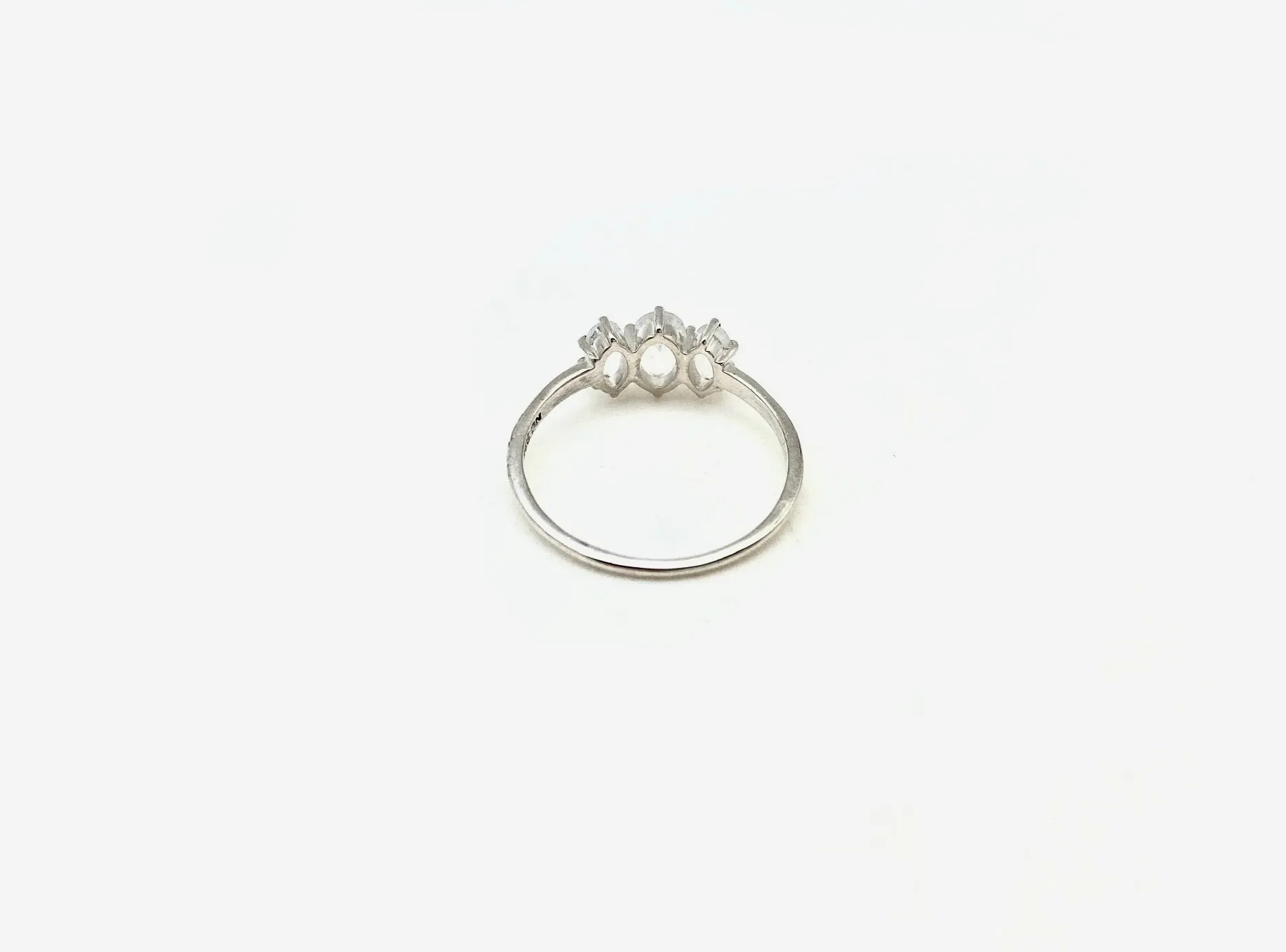 Rainbow Moonstone Tiara Ring