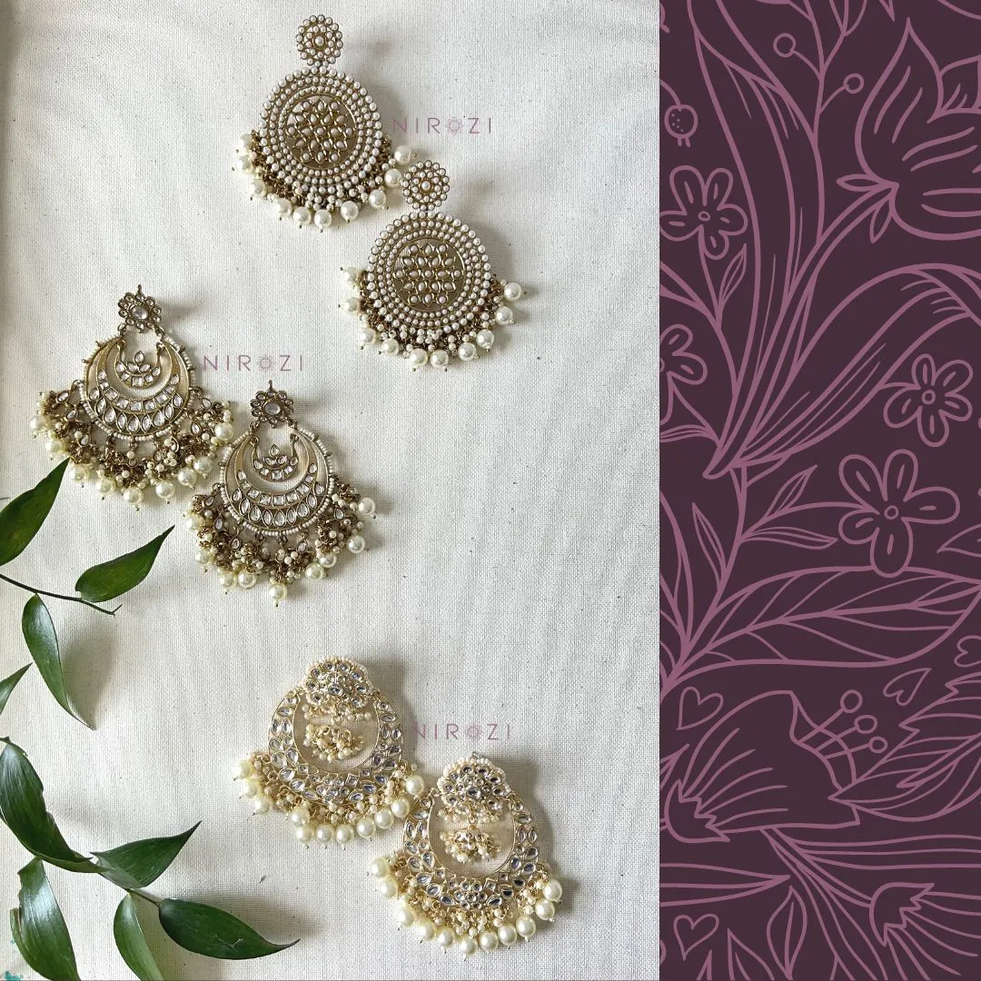 Rashi - Chandbali earrings