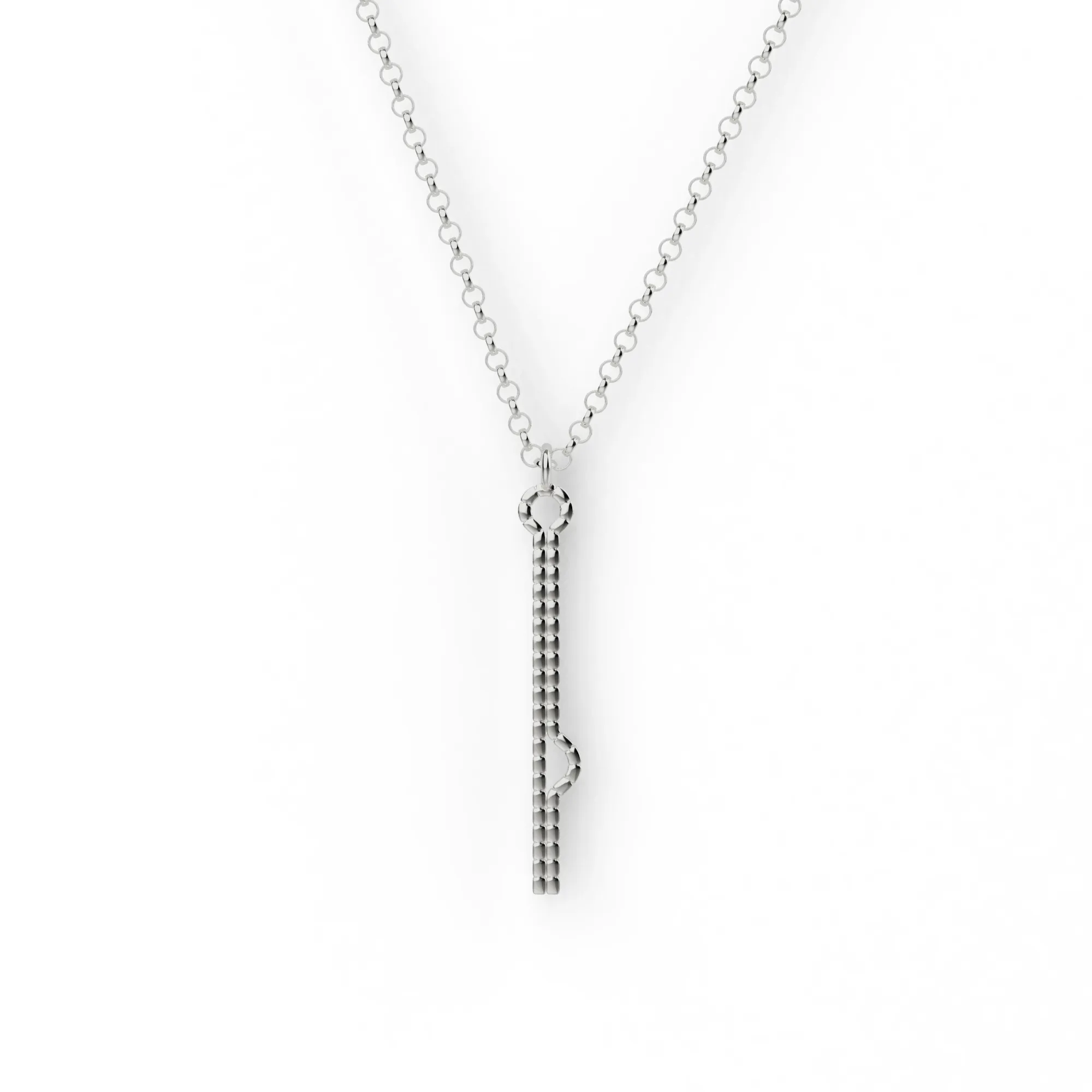 shRNA necklace V | silver